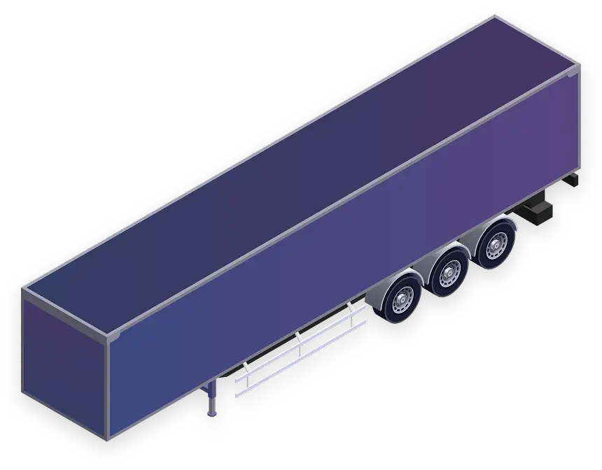 BTR box semi-trailer illustration